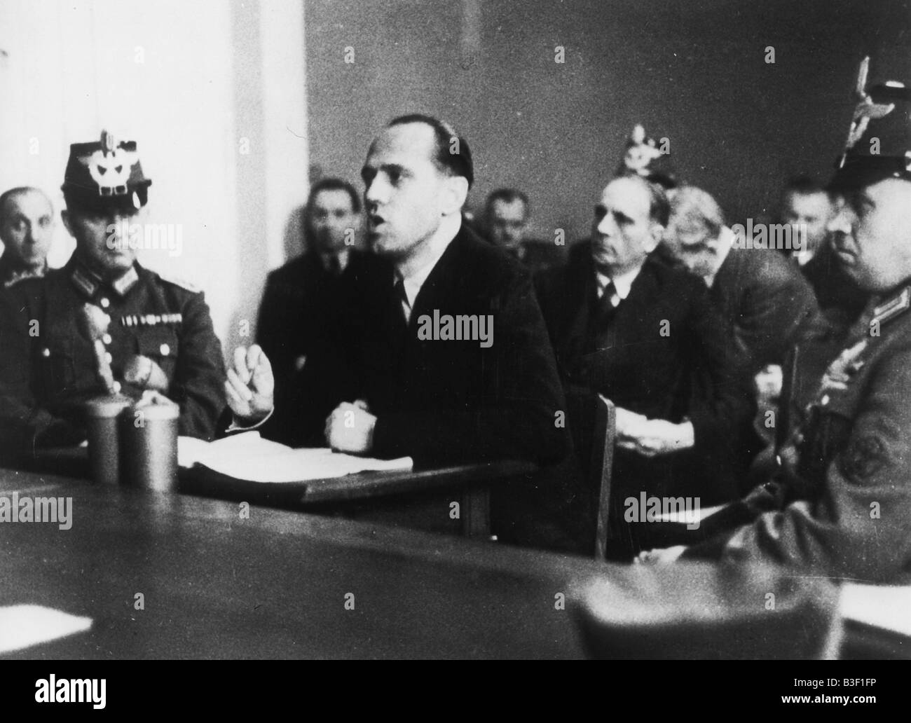 Helmuth von Moltke in das Volksgericht Stockfoto