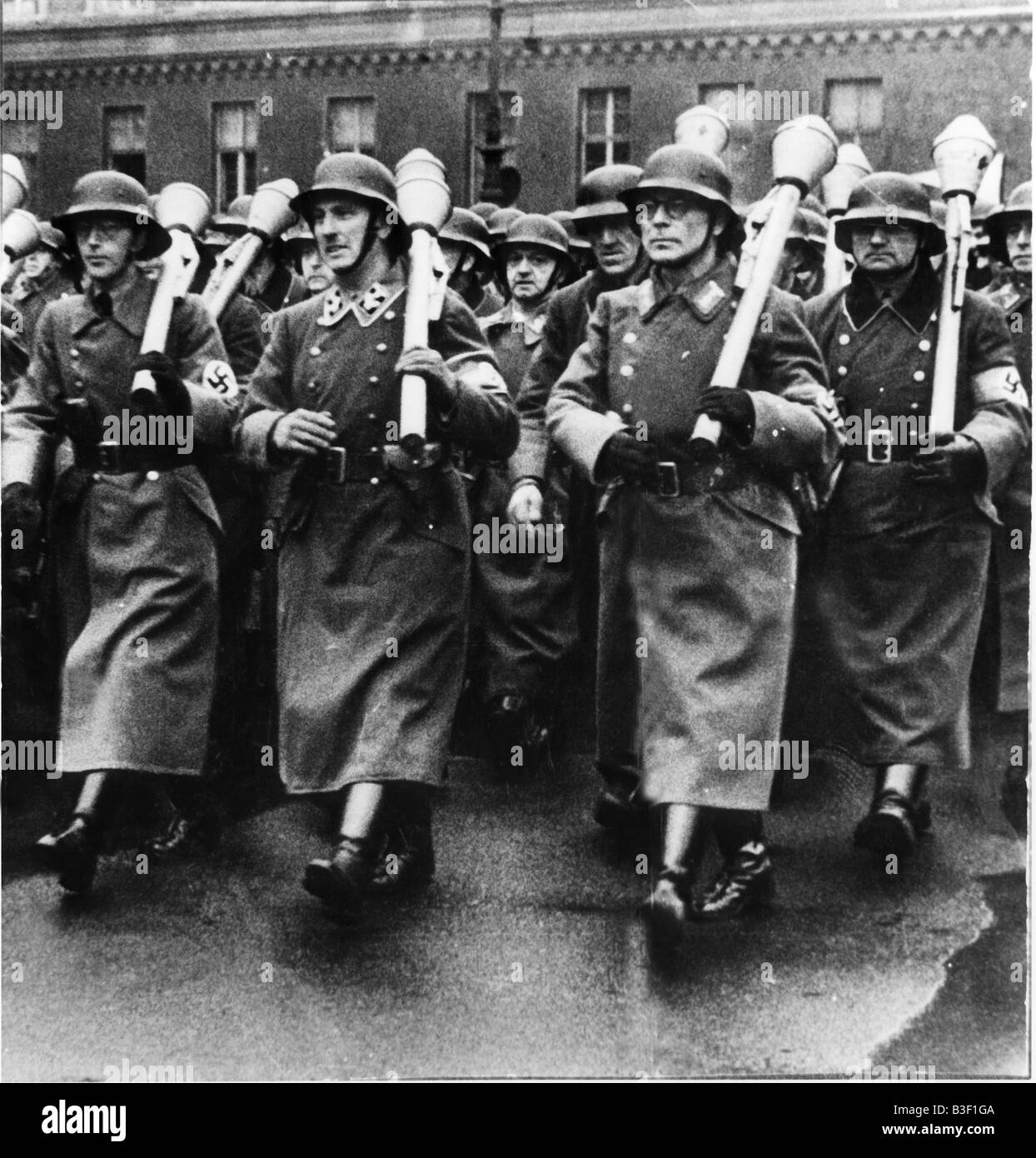 Soldaten der Volkssturm / 1944 Stockfoto