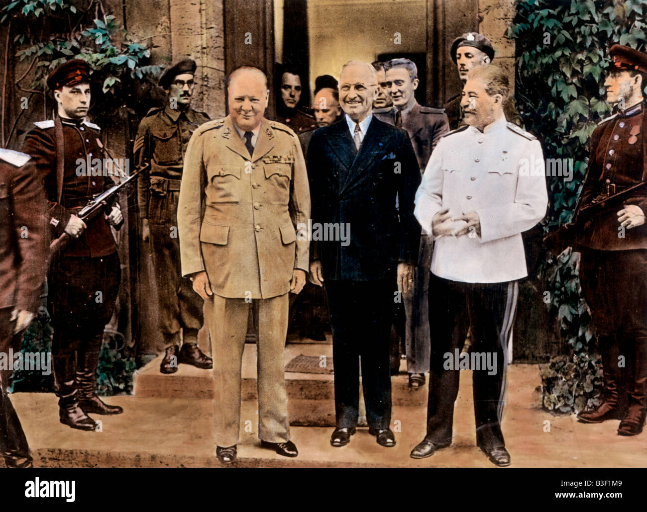 Potsdamer Konferenz 1945. Stockfoto