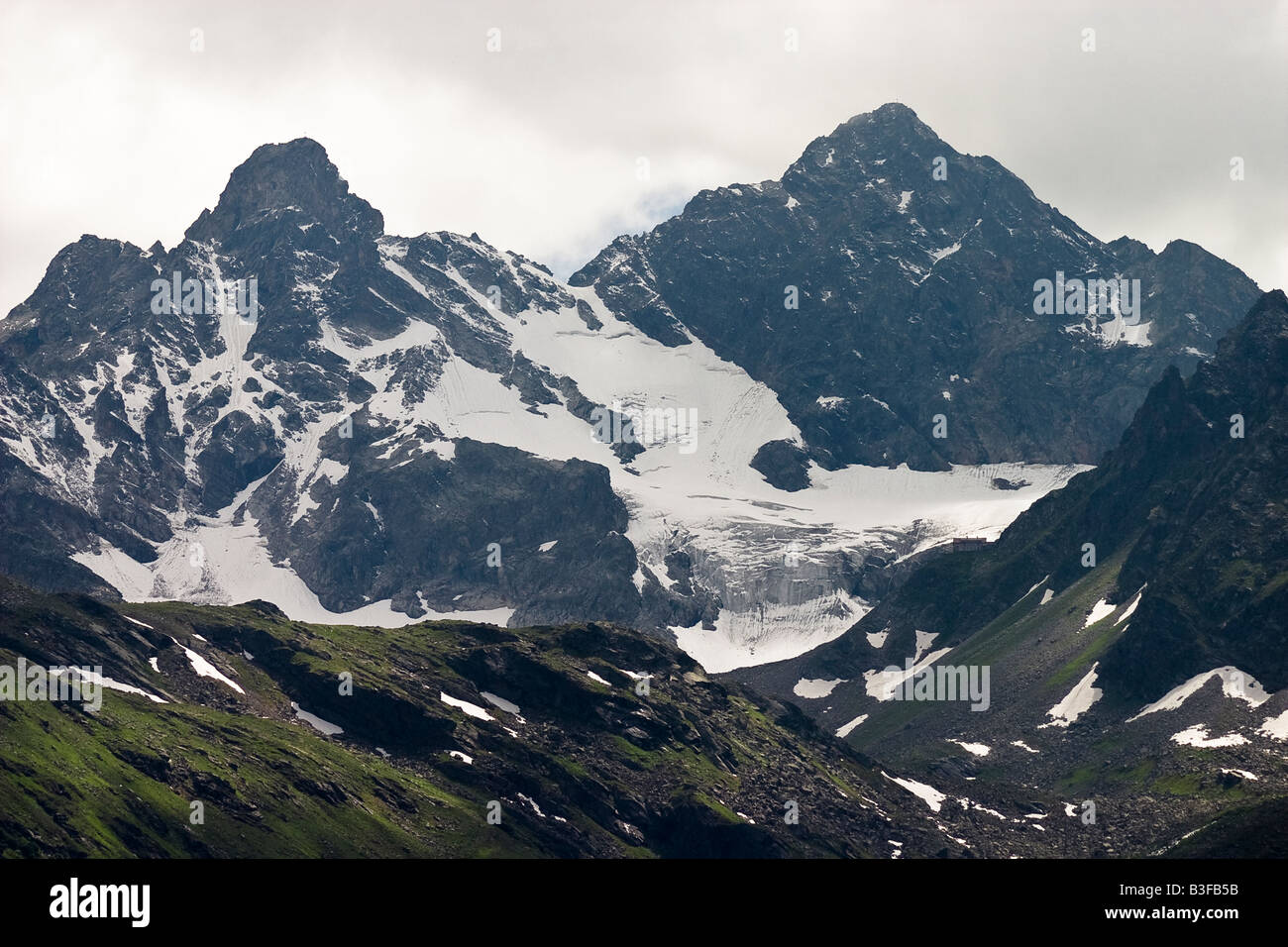 Silvretta-Gruppe Stockfoto