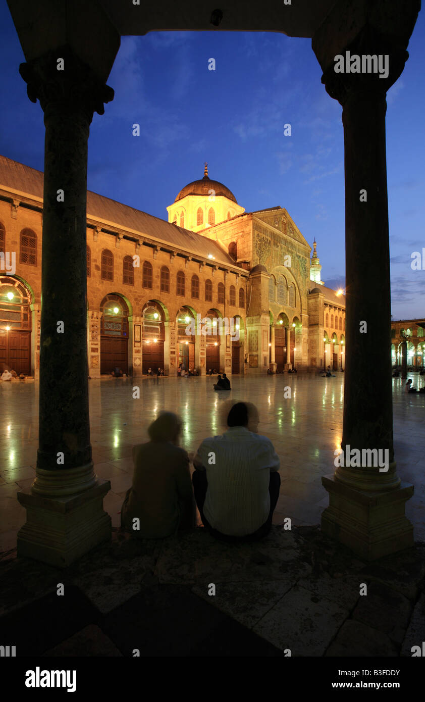 Umayyaden-Moschee, Damaskus, Syrien Stockfoto