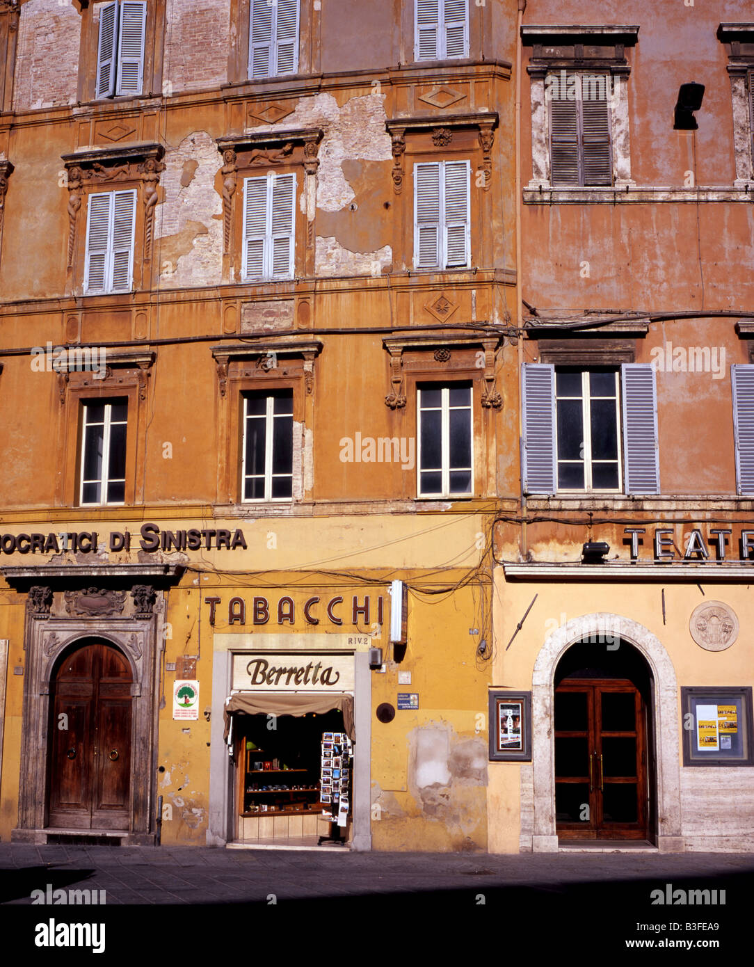 Trafik Corso Vannucci Perugia Umbrien Italien Stockfoto