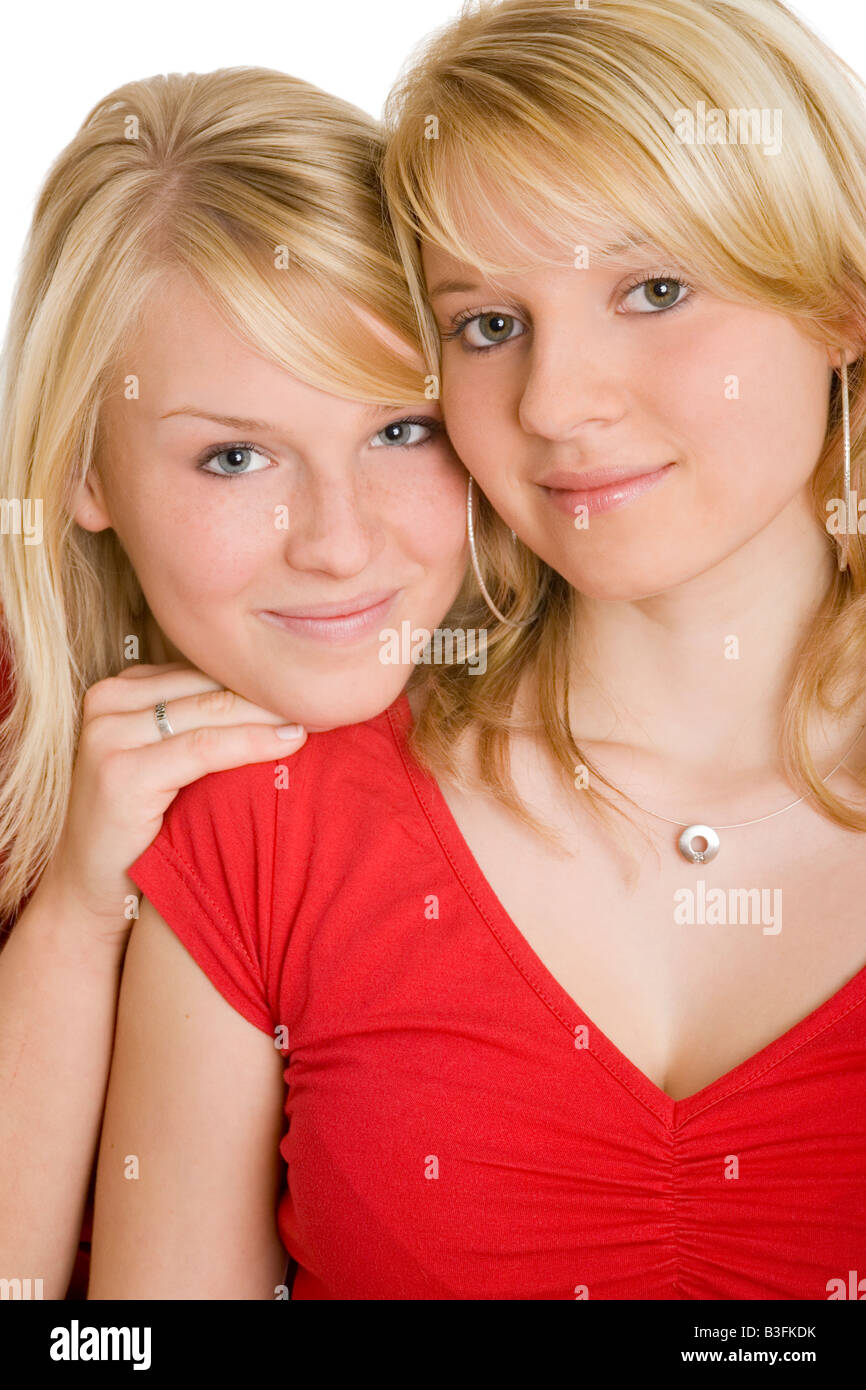 blonde Mädchen Stockfoto