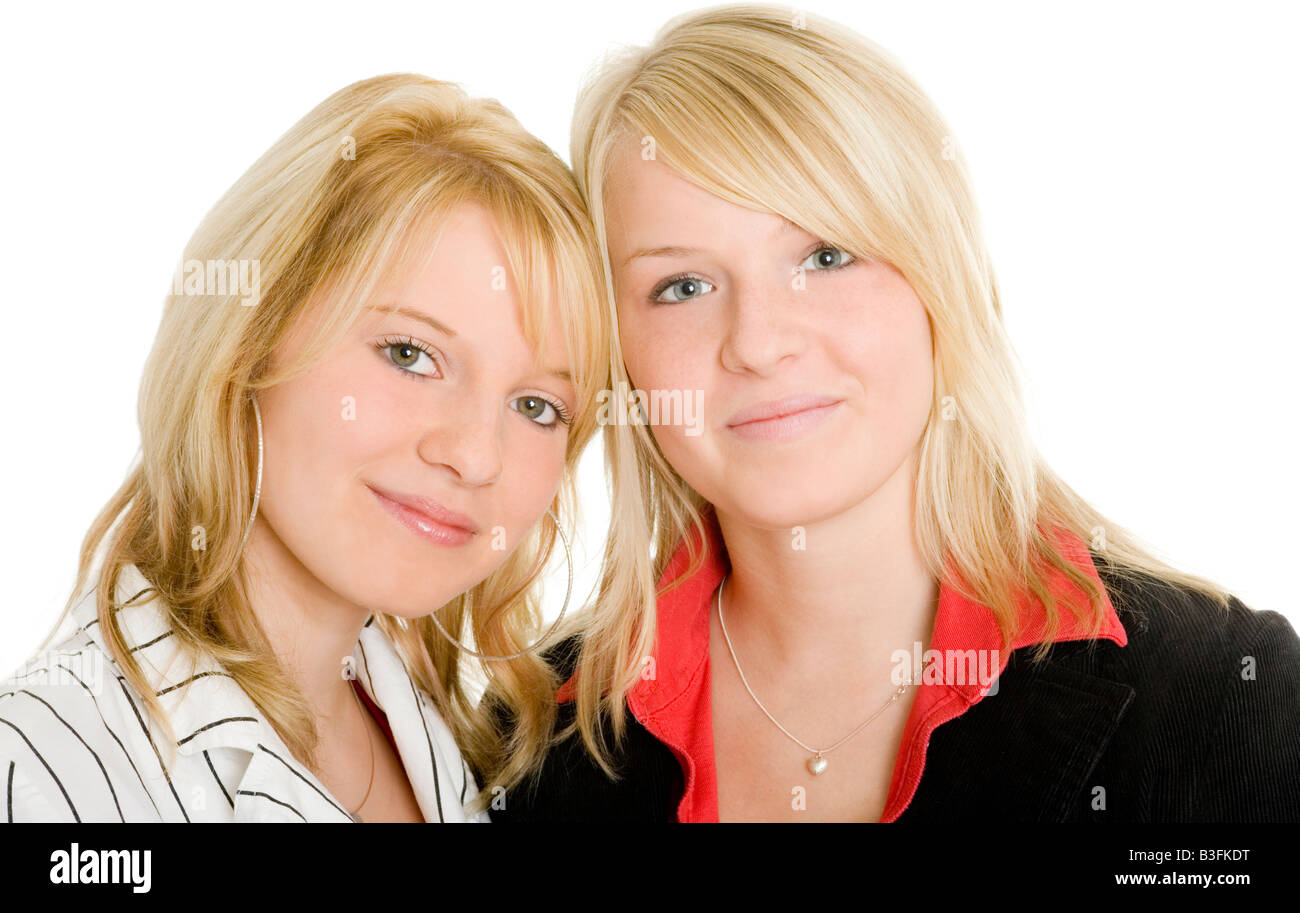 blonde Mädchen Stockfoto