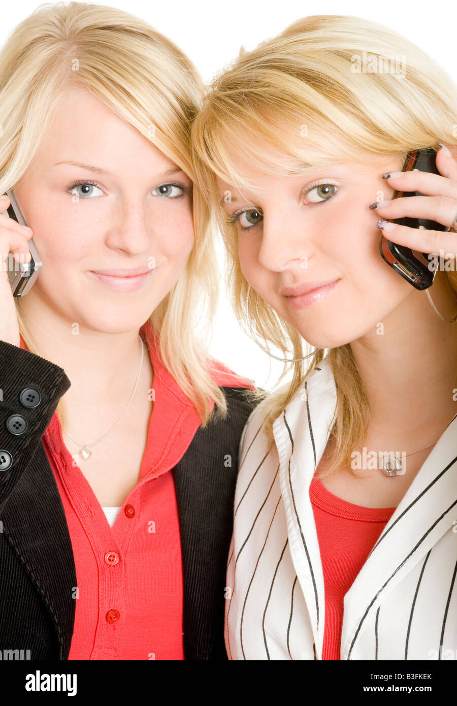 Mädchen ruft Stockfoto
