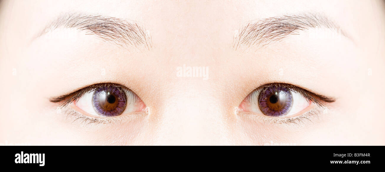 Detail Augen Chinesisch Stockfoto