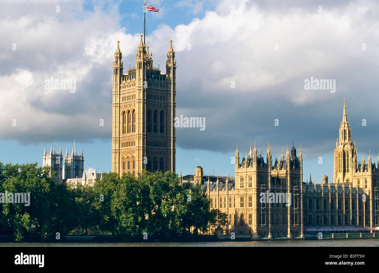 Häuser des Parlaments-London-England-Großbritannien Stockfoto