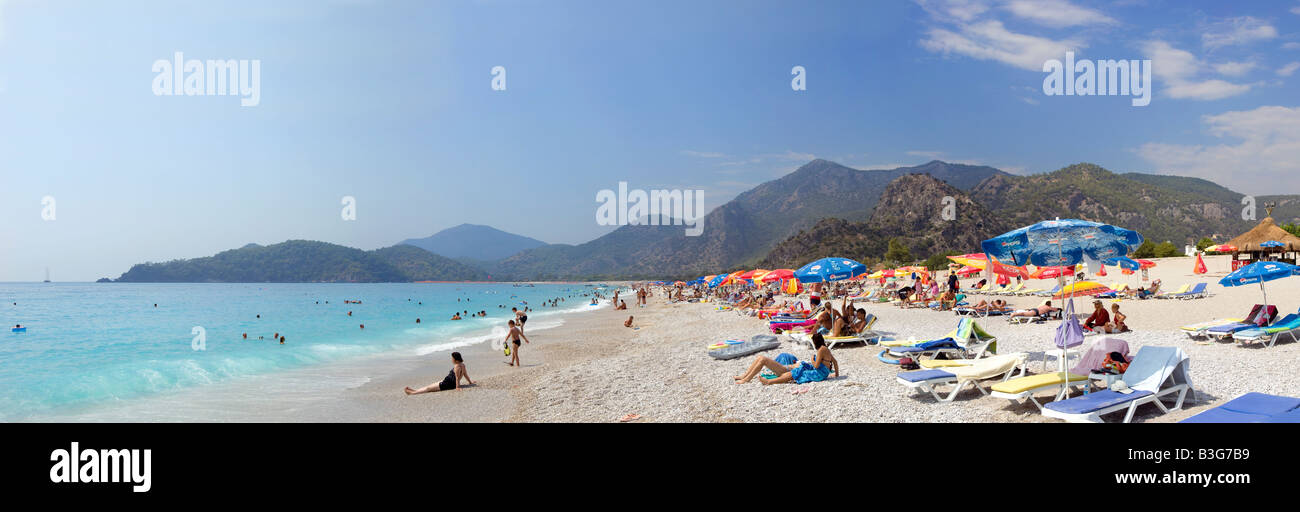 Olu Deniz Strand Türkei Stockfoto