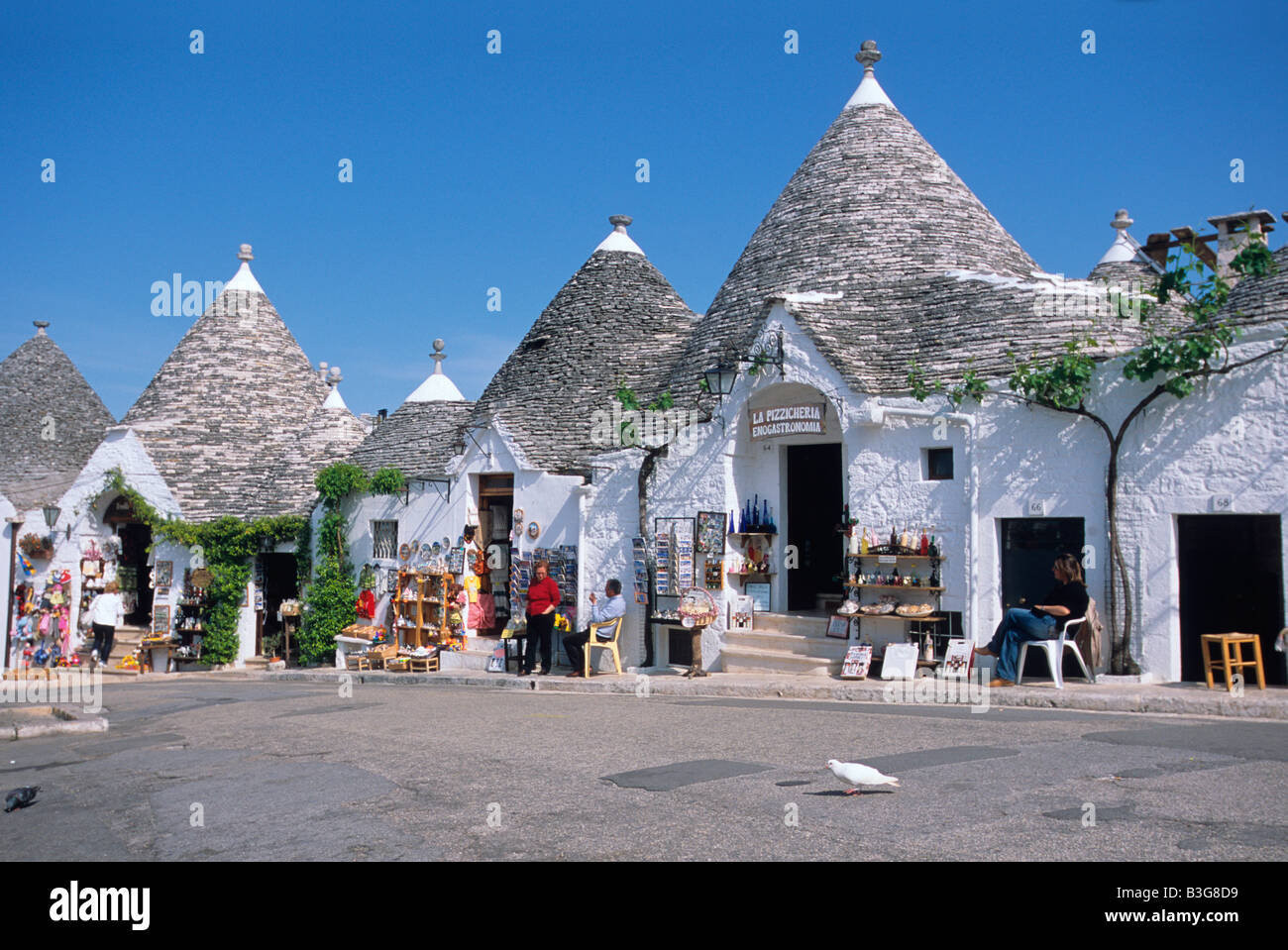 Italien-Apulien-Puglia-Alberobello Stockfoto