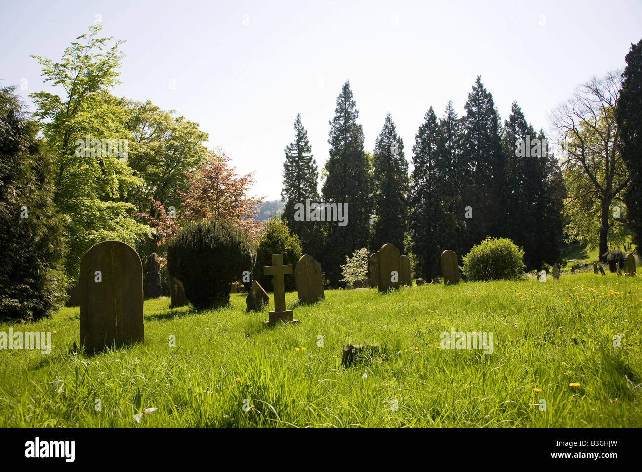 Der Berg Friedhof, Guildford, Surrey, England. Stockfoto