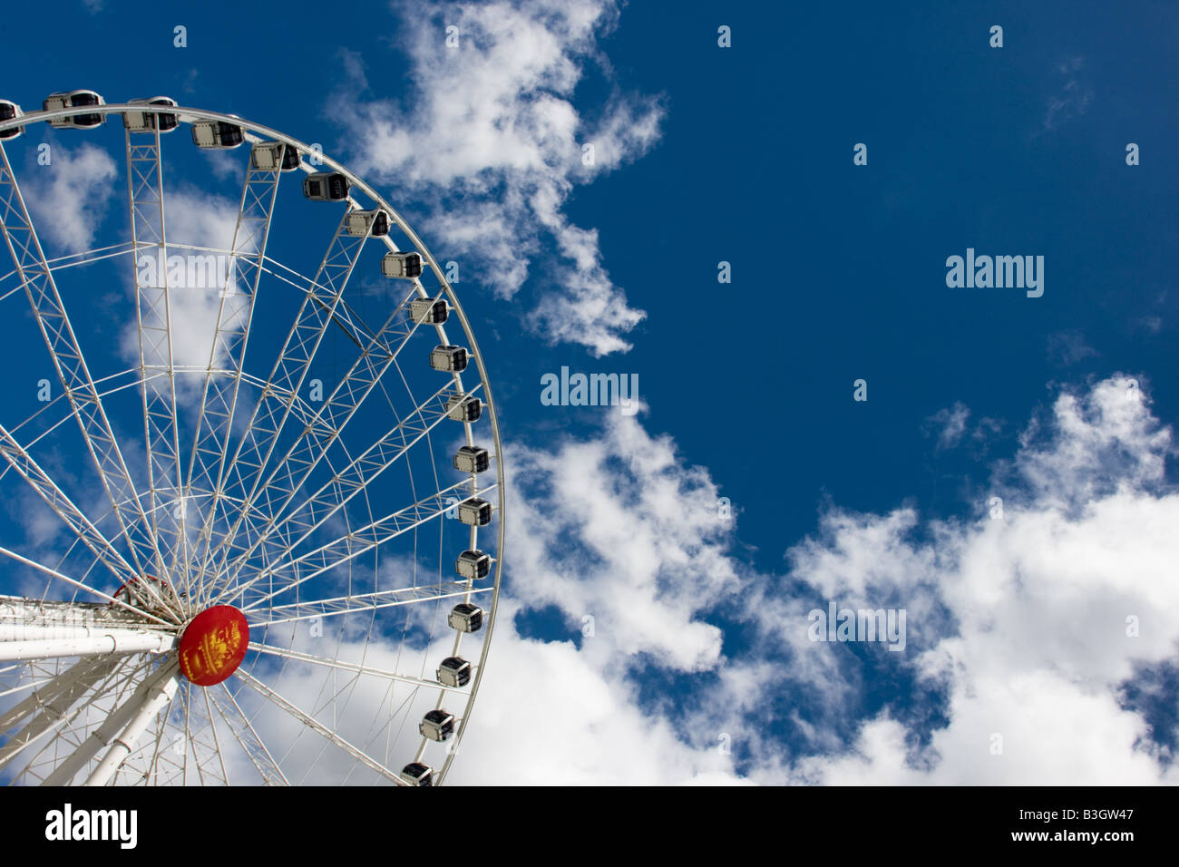 Das York Rad.  Ein Riesenrad fahren in Yorkshire im National Railway Museum. Stockfoto
