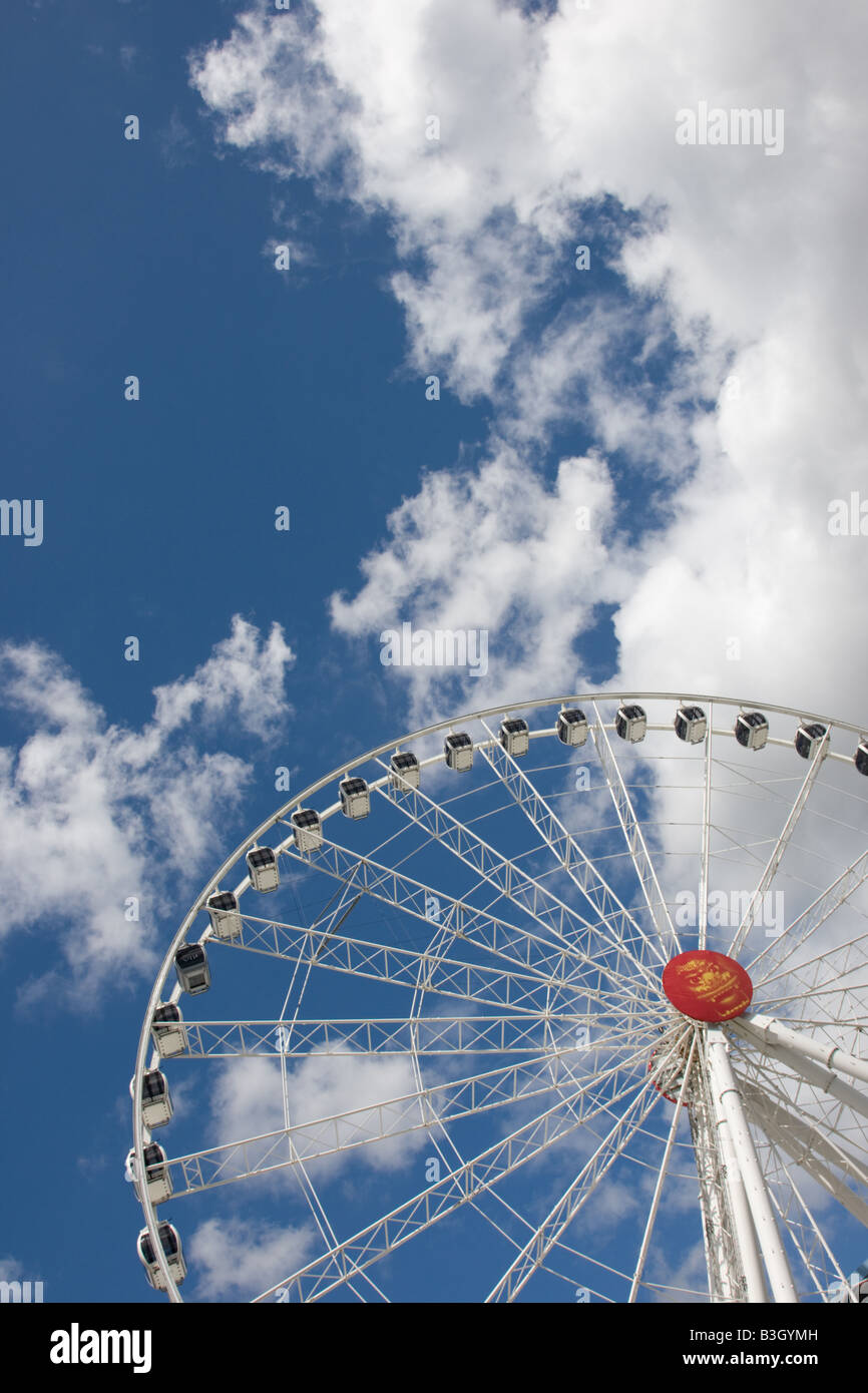 Das York Rad.  Ein Riesenrad fahren in Yorkshire im National Railway Museum. Stockfoto