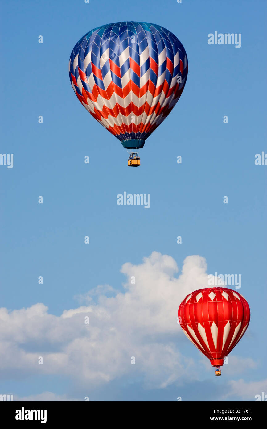 Rocky Mountain-Ballon-Festival statt, bei Chatfield Reservoir in der Nähe von Denver Colorado Stockfoto