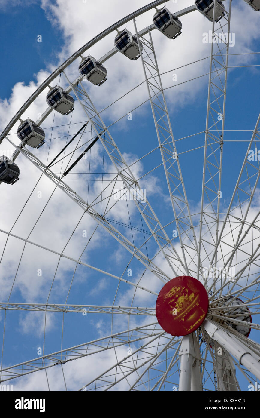 Das York Rad.  Ein Riesenrad fahren in Yorkshire im National Railway Museum. Stockfoto