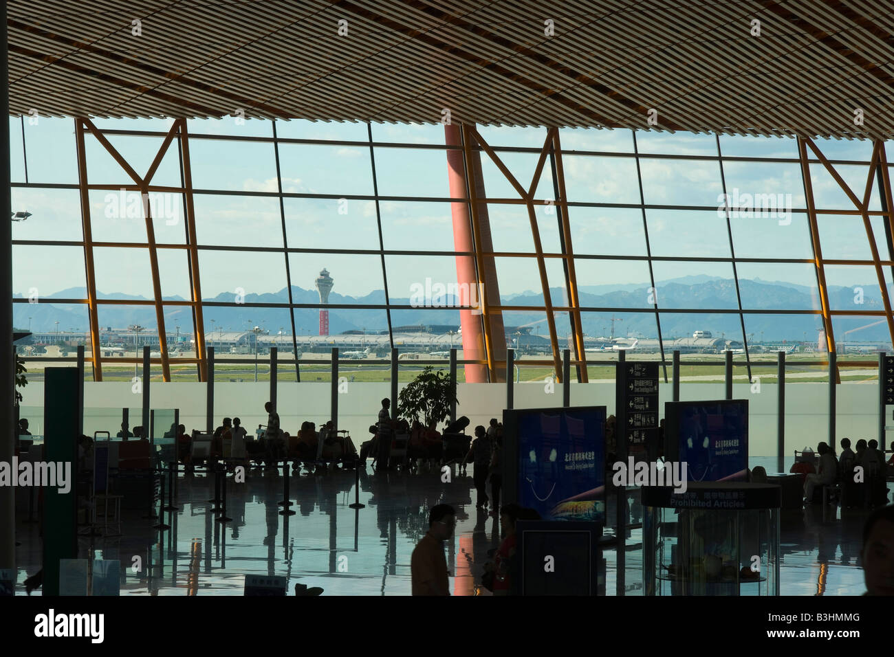 China, Peking, Flughafen, T3 Stockfoto
