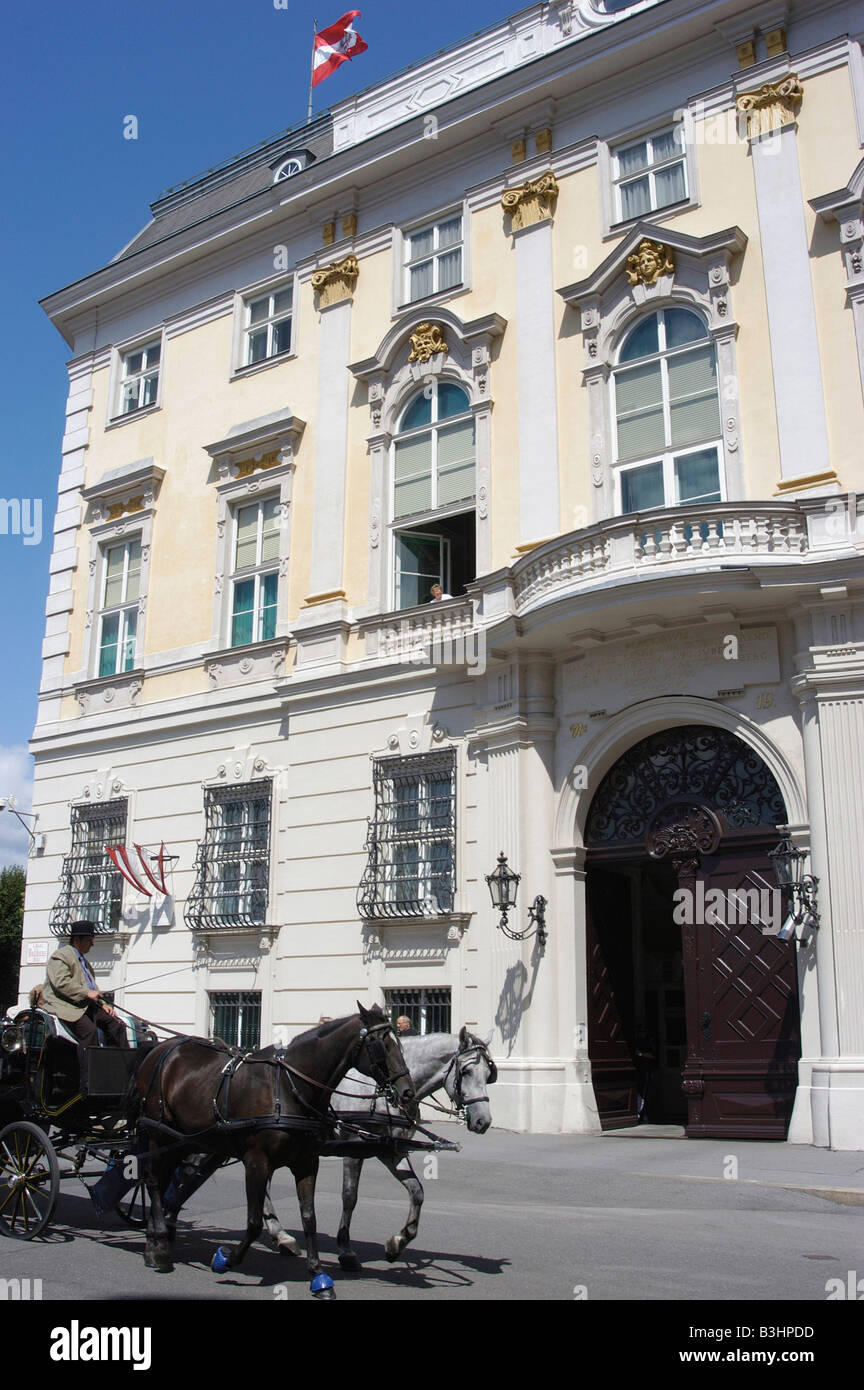 Bundeskanzleramt am Ballhausplatz Stockfoto