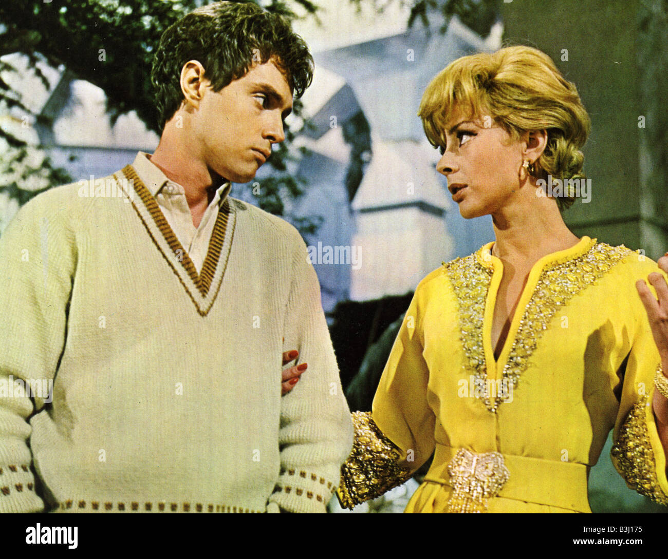 Niedergang und FALL A Vogelbeobachter 1968 TCF-Film mit Robin Phillips und Genevieve Page Stockfoto