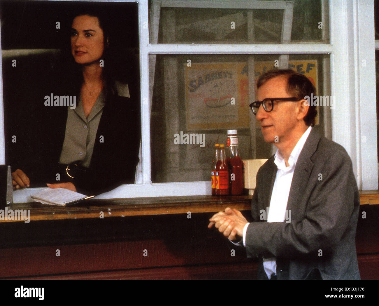 DECONSTRUCTING HARRY 1997 Fine Line Film mit Woody Allen und Demi Moore Stockfoto