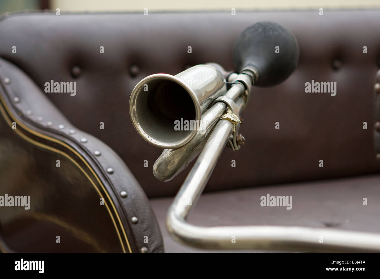 Altmodische Autohupe Stockfoto