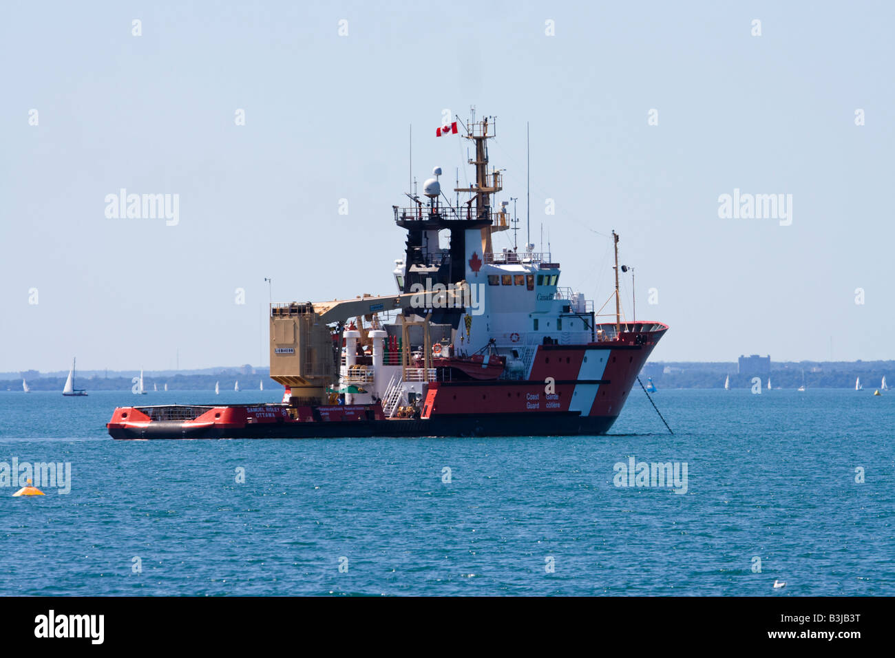 Coast Guard steht die Uhr auf die 2008-Version von der Canadian International Air Show an der Canadian National Exhibition Stockfoto