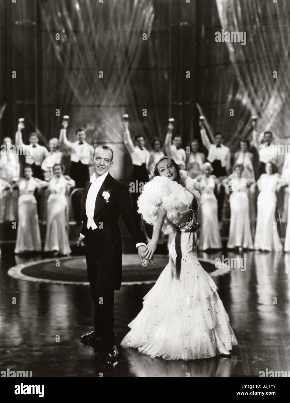 DANCING LADY 1933 MGM Film mit Joan Crawford und Fred Astaire Stockfoto