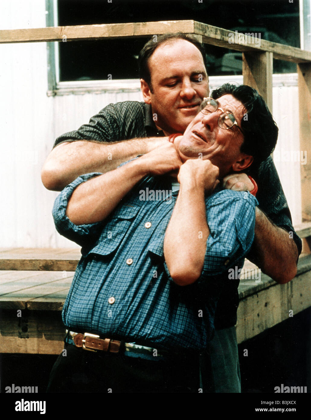 SOPRANOS US-Fernsehserie mit James Gandolfini an Spitze Stockfoto