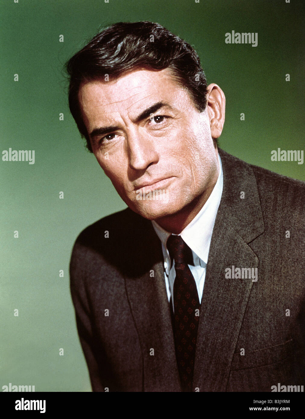 GREGORY PECK U.S. FilmSchauspieler Stockfotografie Alamy