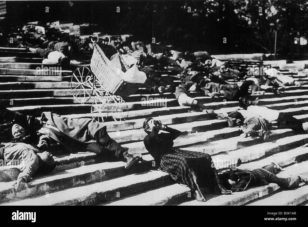 DER Panzerkreuzer POTEMKIN 1925 Goskino Film geschrieben und Regie: Sergei Eisenstein Stockfoto