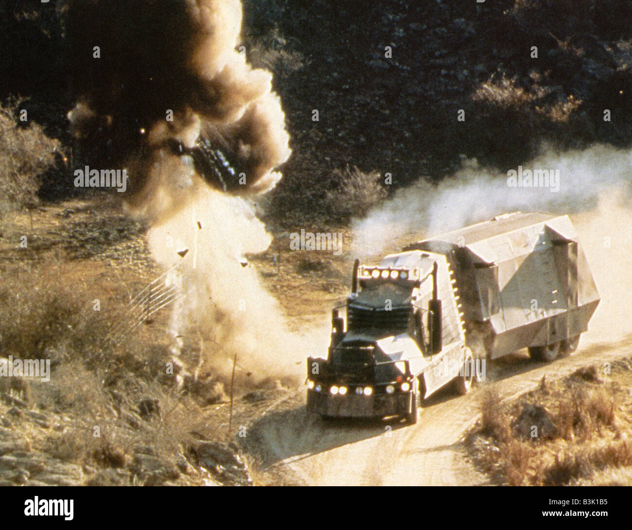 BATTLETRUCK 1981 New Zealand Film aka Warlords des 21. Jahrhunderts Stockfoto