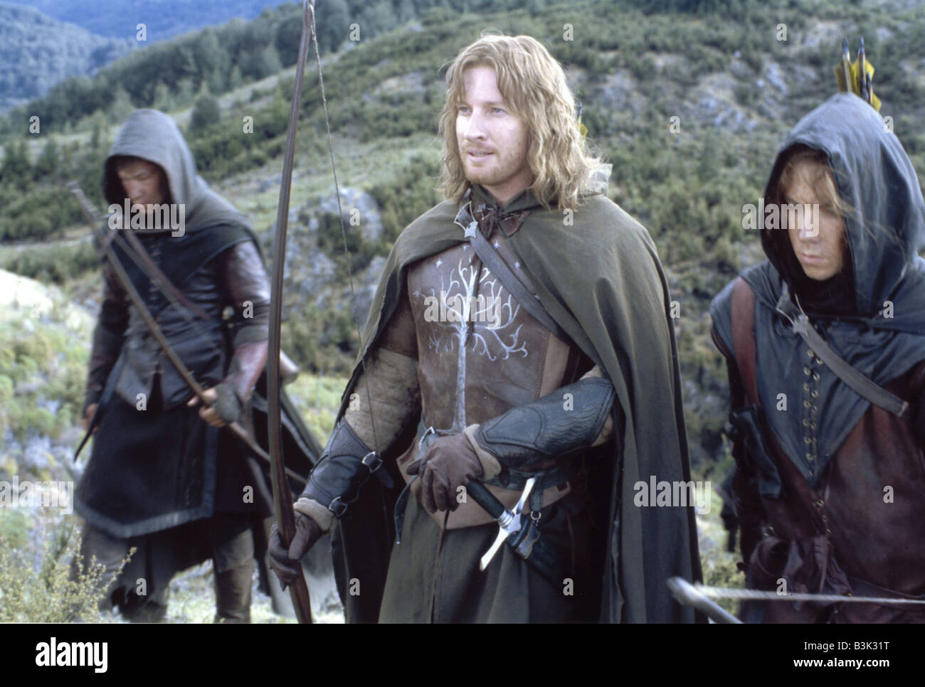 LORD OF THE RINGS: Die Rückkehr der THE KING 2003 NewLine Film mit David Wenham als Faramir Stockfoto
