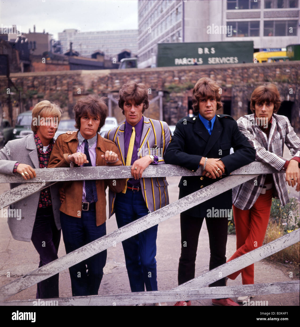 DAVE DEE, DOZY, BEAKY, MICK und TITCH - UK-pop-Gruppe auf Ludgate Hill, London, 1966-siehe Beschreibung unten für Namen Stockfoto