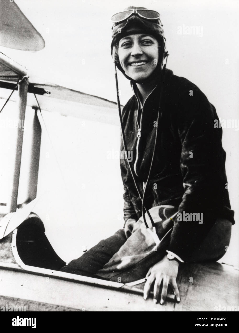 AMY JOHNSON englische Flieger 1903 bis 1941 Stockfoto