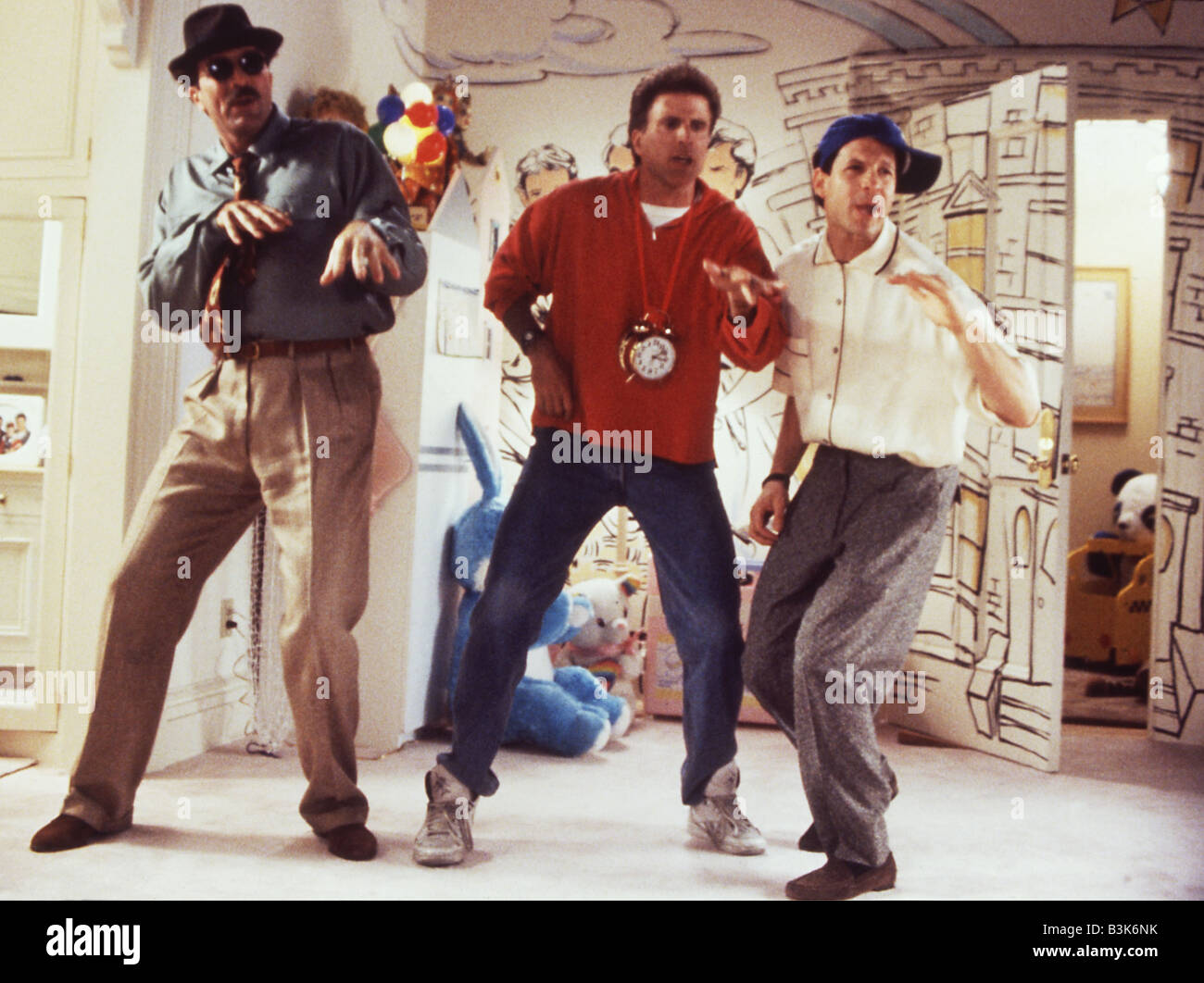 DREI Männer und ein wenig LADY 1990 Touchstone-Film mit aus l: Tom Selleck, Steve Guttenberg und Ted Danson Stockfoto