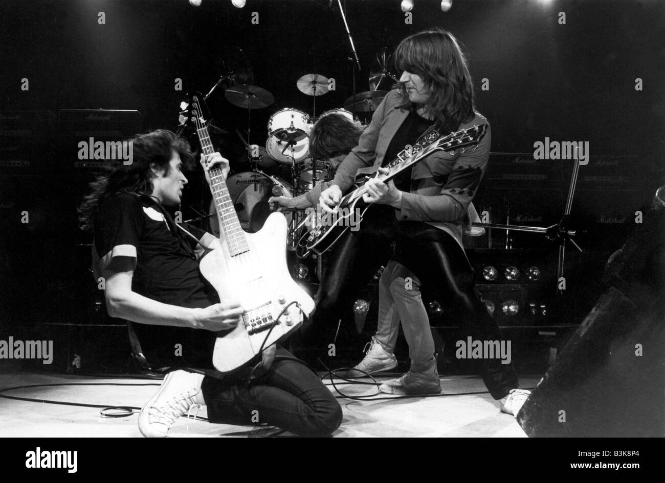 UFO-UK-Rock-Gruppe über 1980 Stockfoto