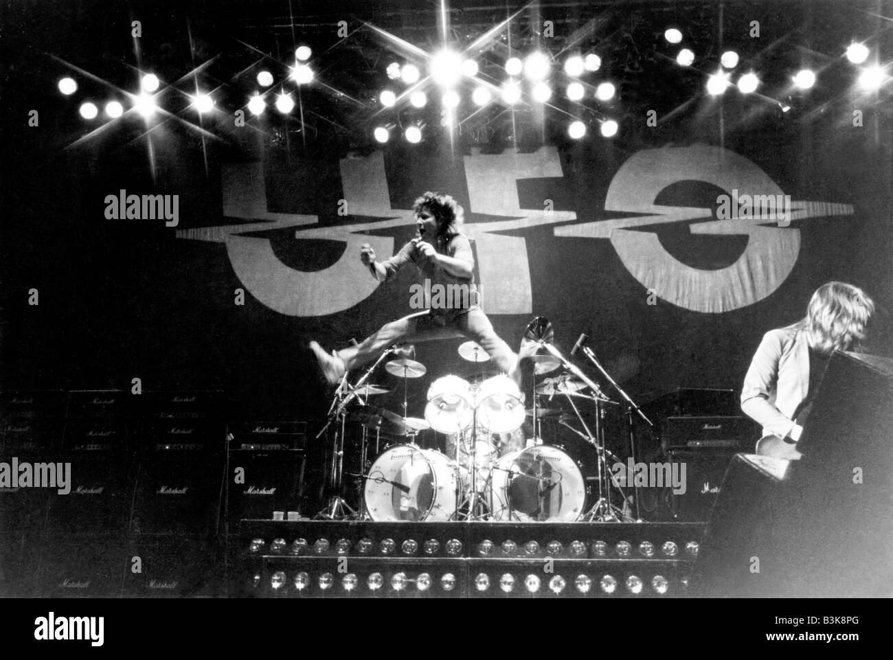 UFO/Deutsch-Rock-Gruppe über 1984 Stockfoto