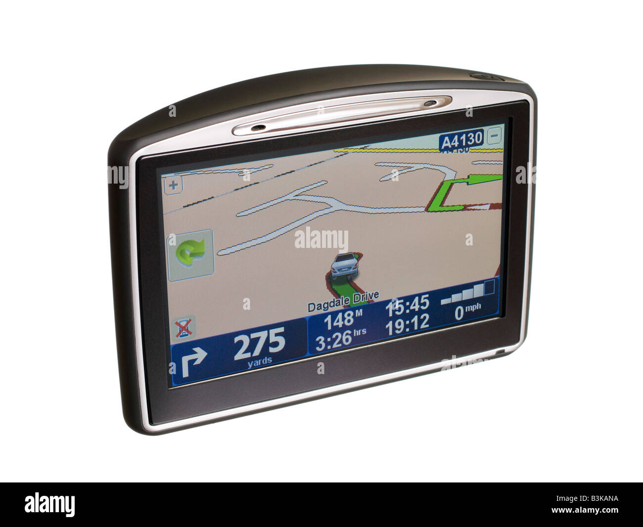 Navigator GPS-Satellitennavigation Navi Stockfoto