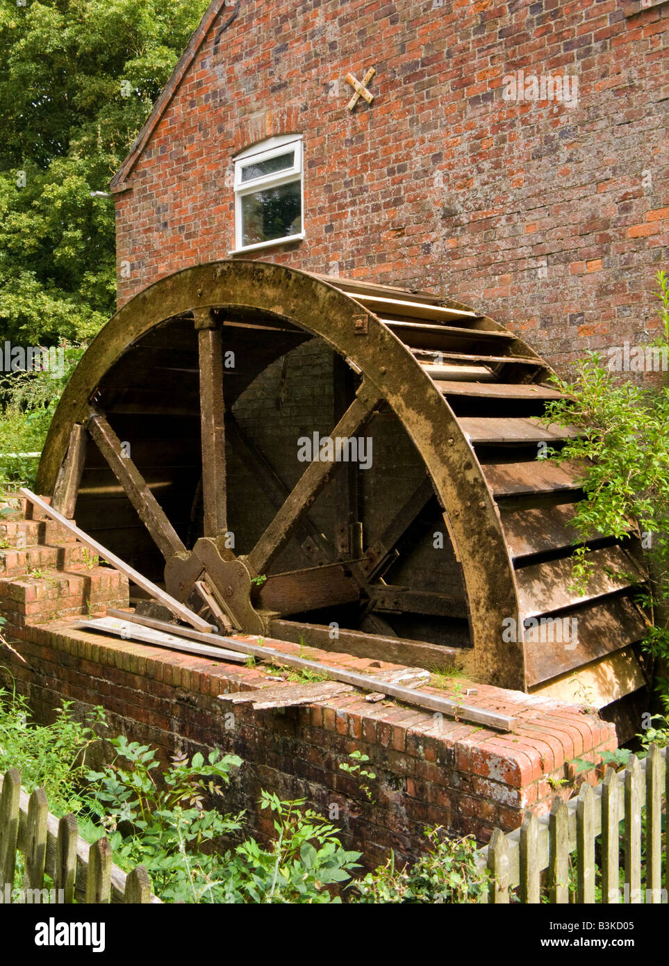 Stillgelegten Wassermühle Stockwith Rad, Lincolnshire, England, UK Stockfoto