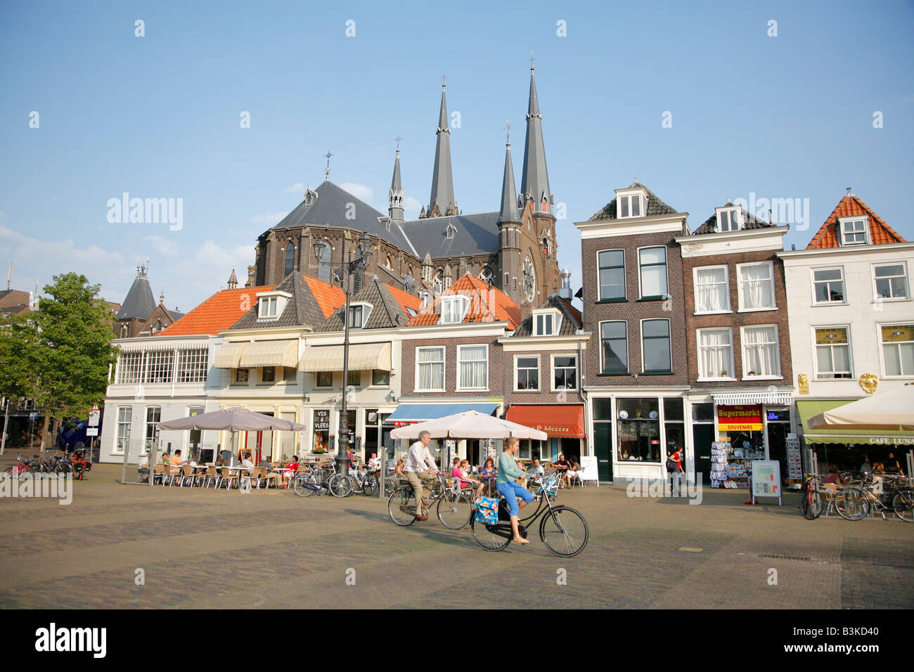 Marktplatz, Delft, Niederlande Stockfoto
