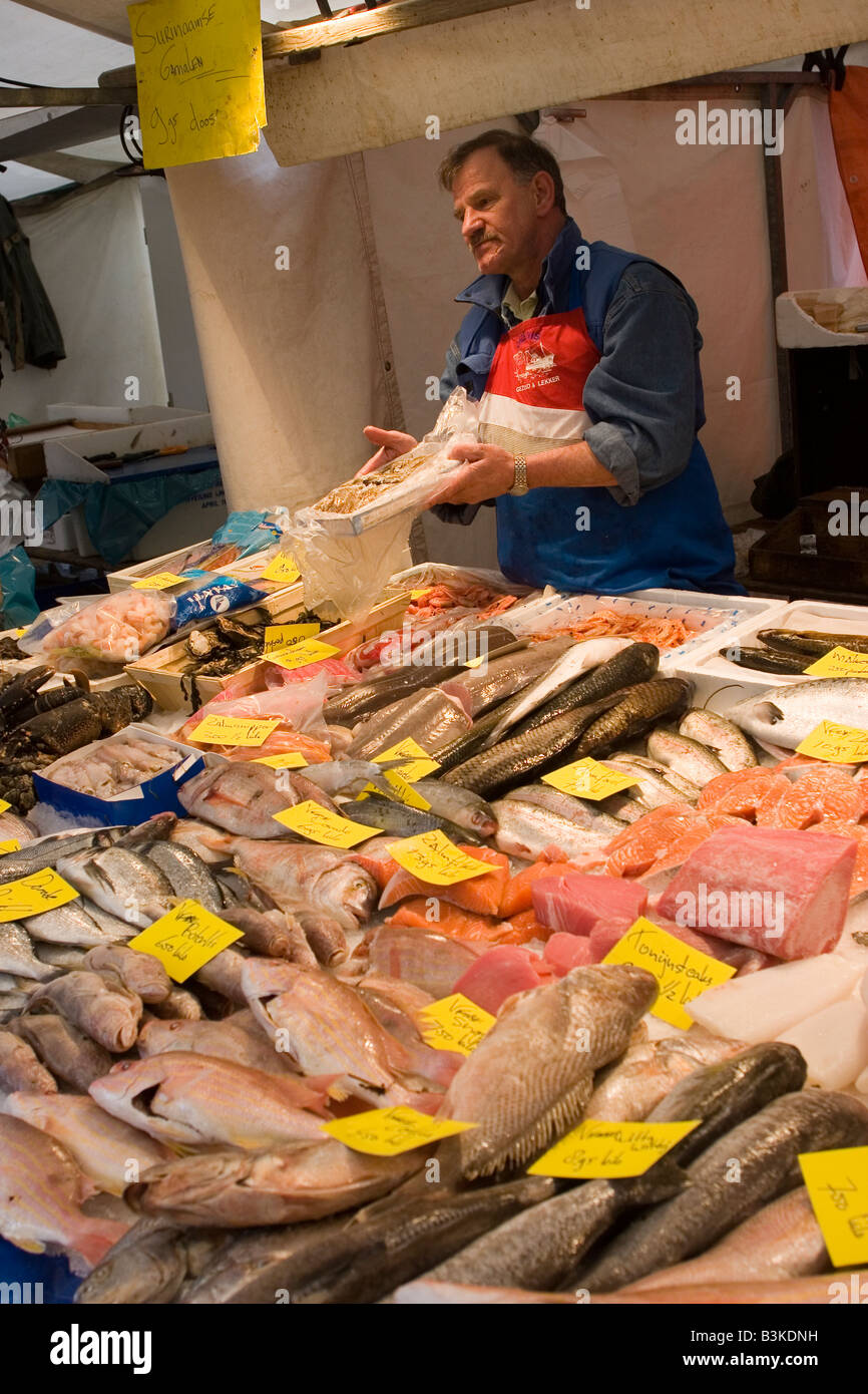 Fischmarkt Rotterdam Stockfoto