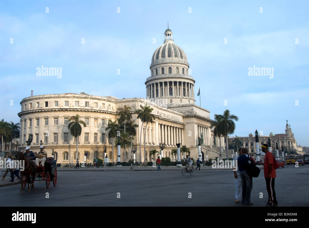 Kuba La Havana El Capitolio Stockfoto