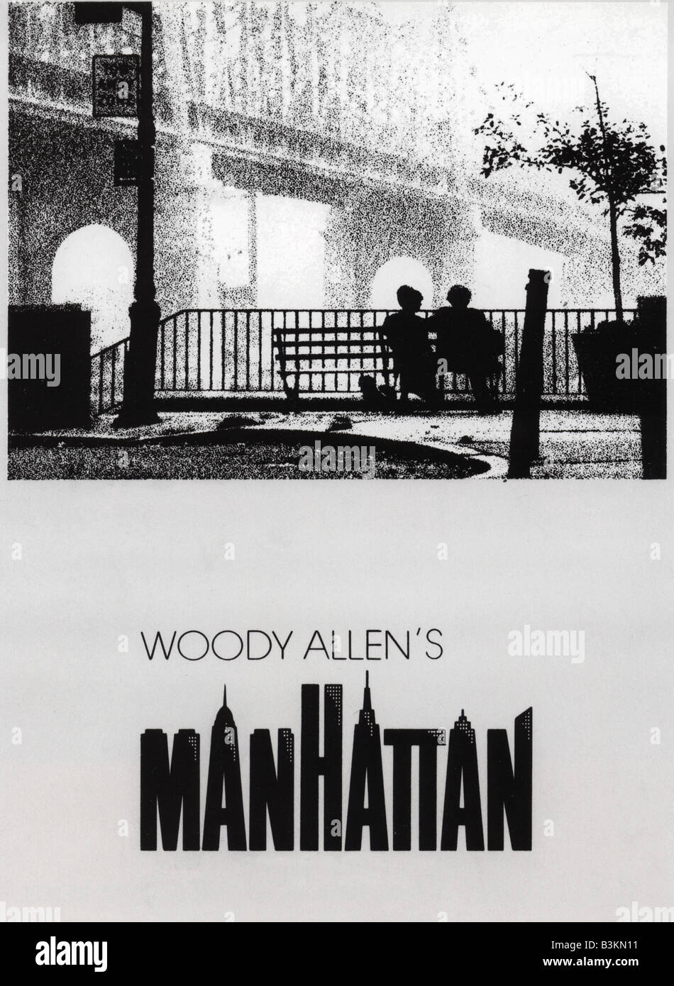 MANHATTAN Poster für das Jahr 1979 UA film mit Woody Allen Stockfoto