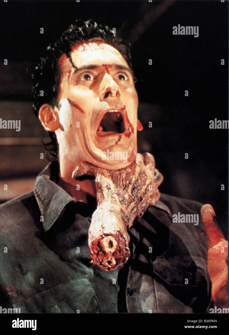 Das EVIL DEAD Plakat für 1983 Palace/Renaissance film mit Bruce Campbell Stockfoto