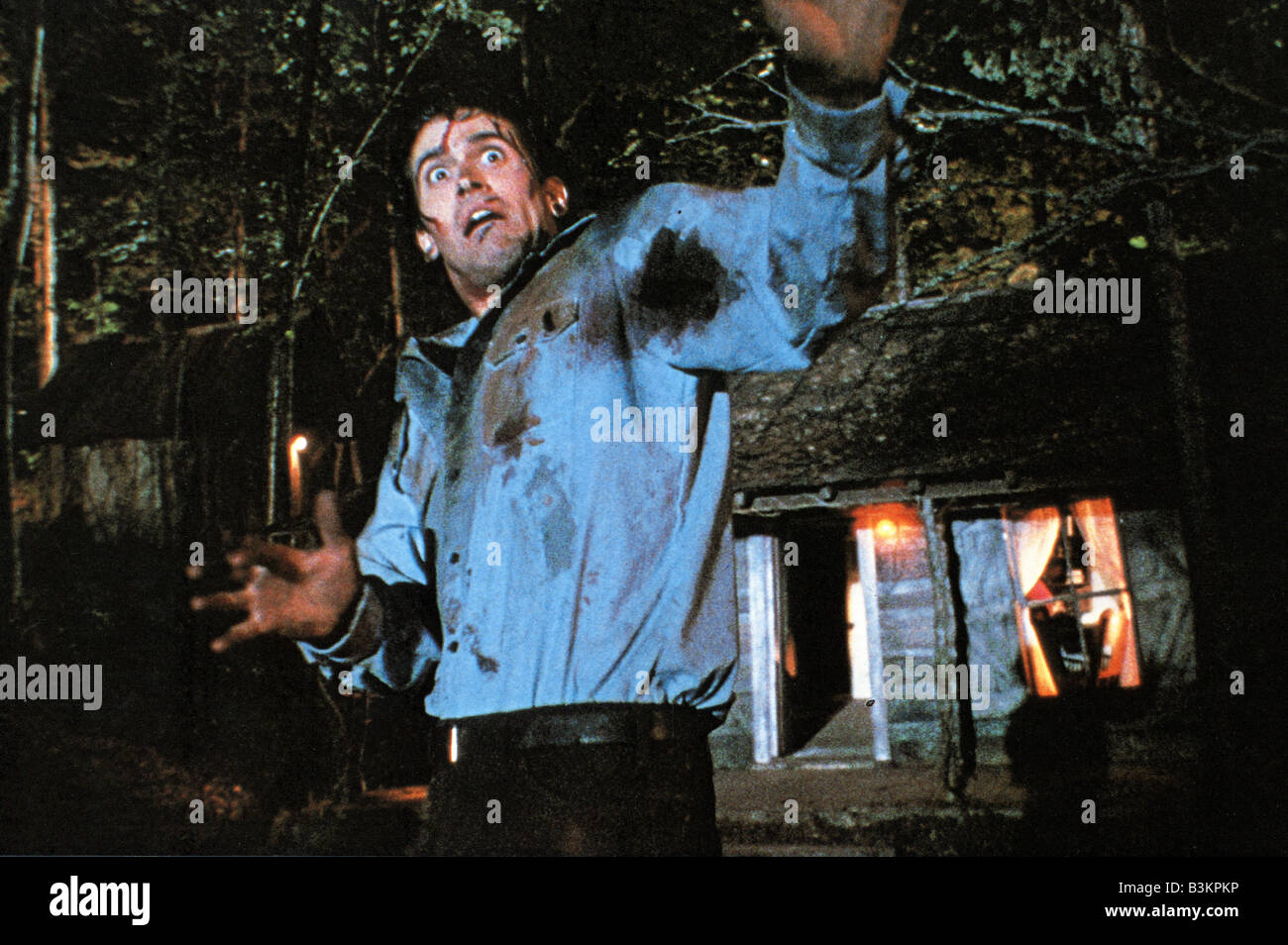 Das EVIL DEAD Plakat für 1983 Palace/Renaissance film mit Bruce Campbell Stockfoto