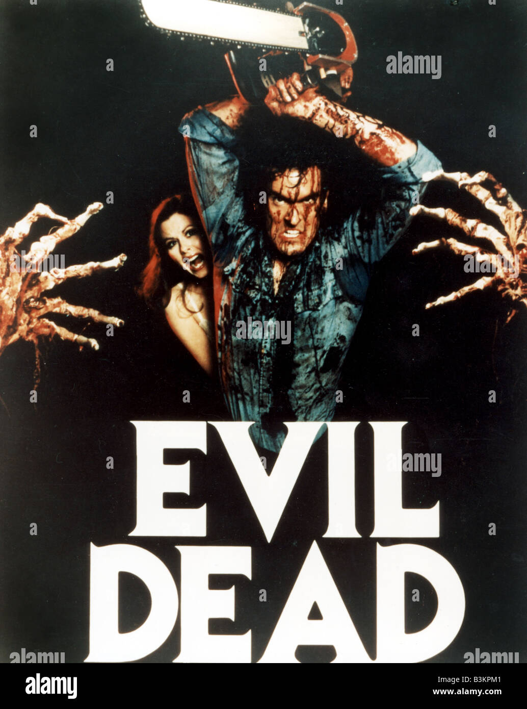 Das EVIL DEAD Plakat für 1983 Film Palast/Renaissance Stockfoto