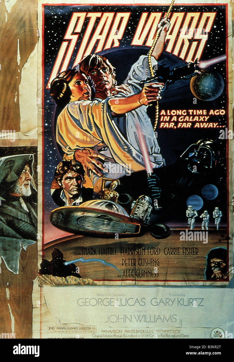 STAR WARS: EPISODE 1 - die dunkle Bedrohung-Poster für das Jahr 1999 TCF Film Stockfoto