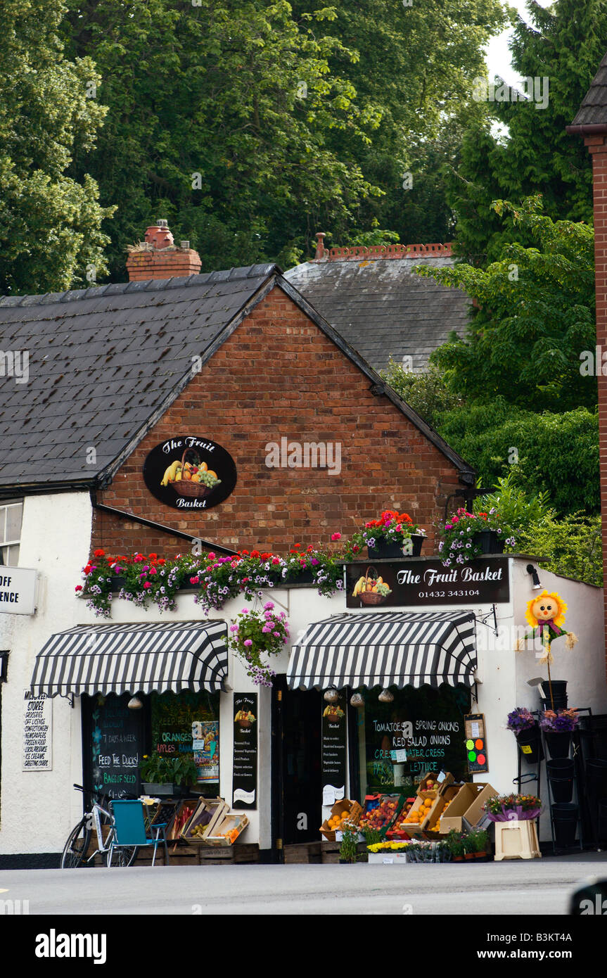 Eine Frucht shop Hereford Herefordshire England Großbritannien Stockfoto