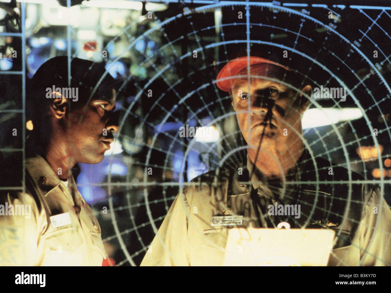 CRIMSON TIDE aka USS ALABAMA 1995 Buena Vista film mit Gene Hackman rechts und Denzel Washington Stockfoto
