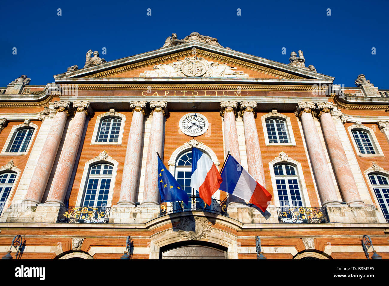 Das Capitole Gebäude in Toulouse Frankreich Stockfoto