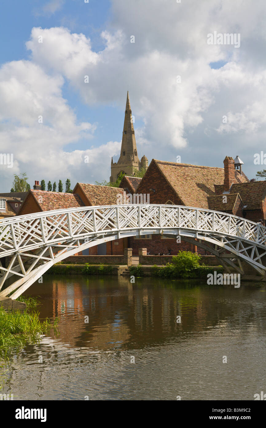 Chinesisch-Brücke, Fluss Ouse Godmanchester, Cambridgeshire, England Stockfoto