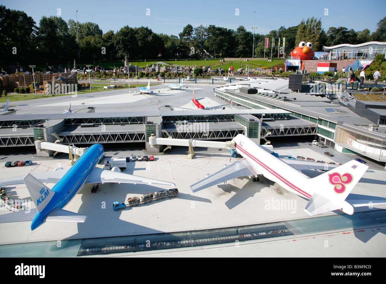 Nachbildung der Amsterdam Airport Schiphol, Madurodam Vergnügungspark